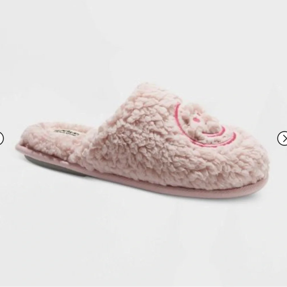 dluxe by dearfoams Kids' Happy Face Slide Slippers